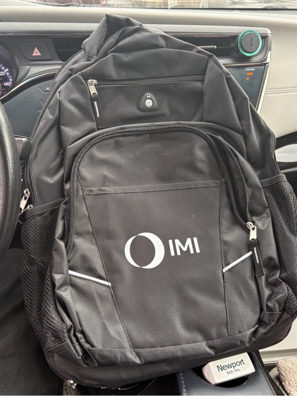IMI Black Multi-Compartment Backpack